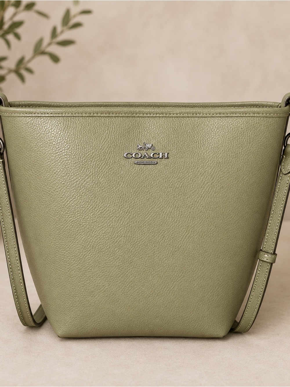 Coach City Bucket Crossbody Bag Military Green